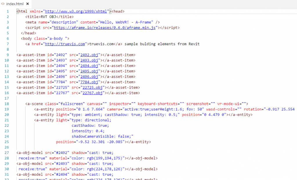 A-Frame HTML