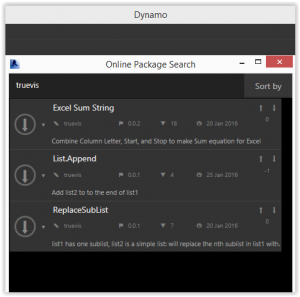 truevis Dynamo packages